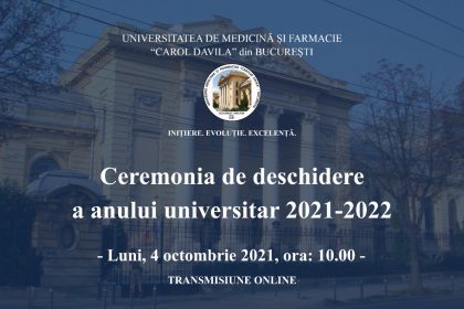 ceremonia de deschidere an 2021-2022